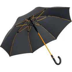 FARE AC Midsize Stockschirm Style Regenschirm 4784 black/orange Ø 112 cm