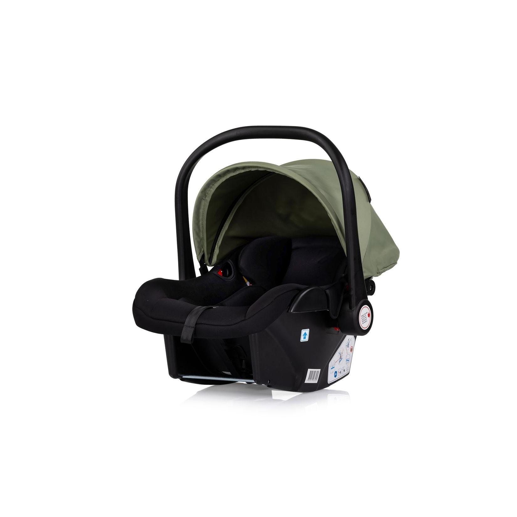 Chipolino Set Babyschale Isofix Basis-Station Vista i-Size (40-87cm) verstellbar grün