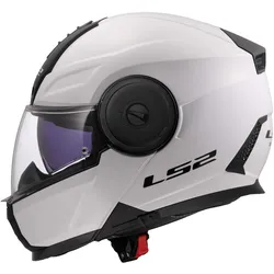 LS2 FF902 Scope II Solid Klapphelm weiss - 3XL (65/66)