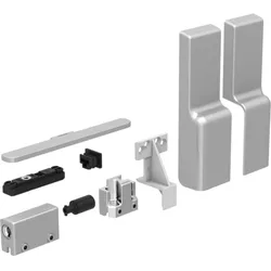 G-U, Zubehör Türbeschlag, Accessori in cartone 966/200 argento