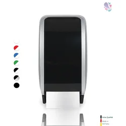 Toilettenpapierspender Doppelrollen, Blanc Cosmos, unschlagbar ergiebig, abschließbar, autom. Rollenwechsel, Restrollenfunktion