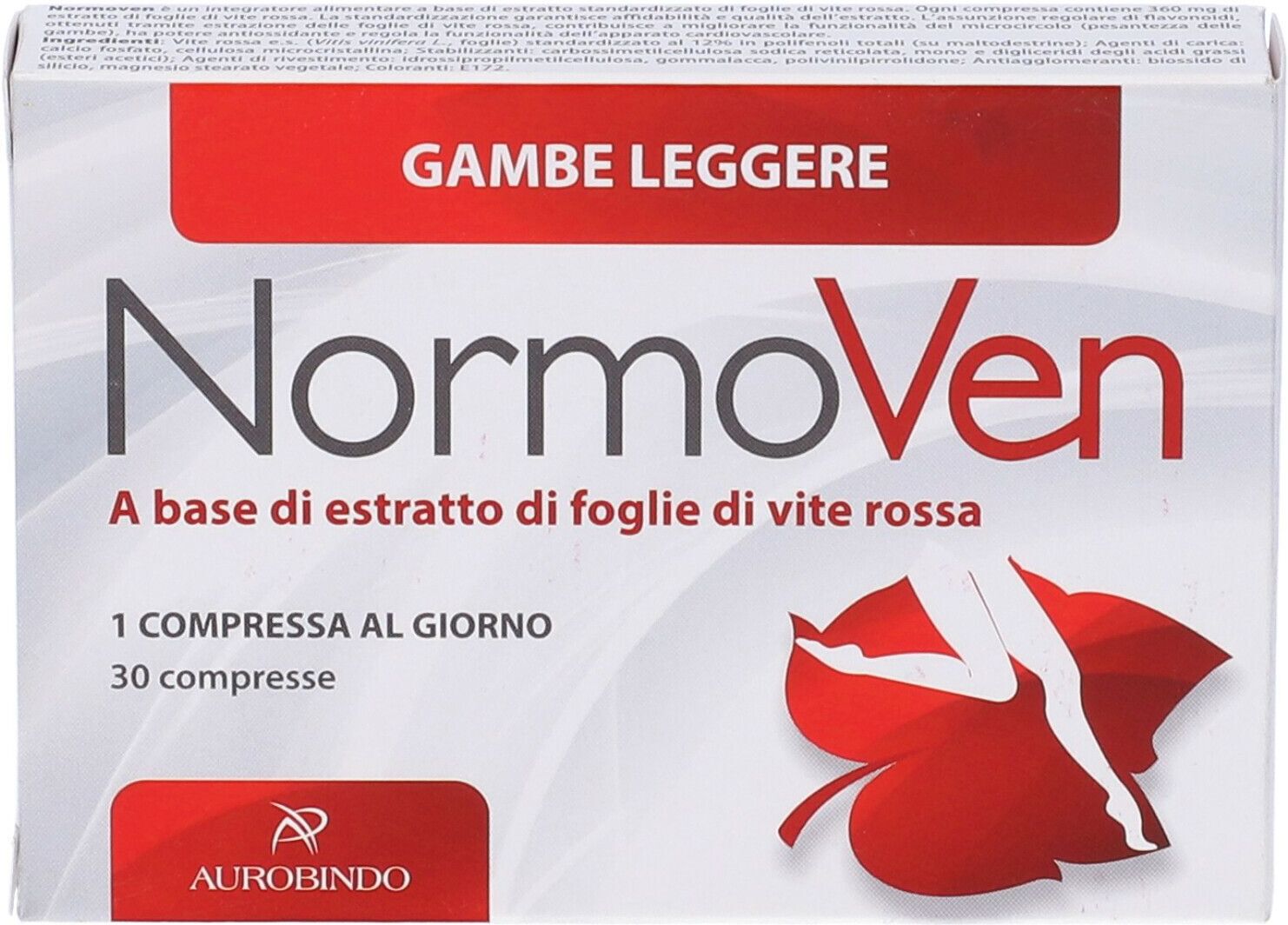 AUROBINDO PHARMA ITALIA Srl Aurobindo, Normoven, 30 Compresse