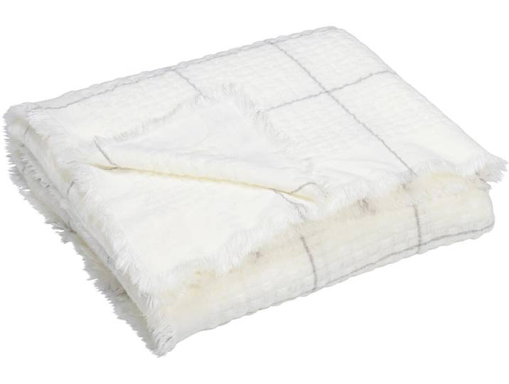 Decke NOELY 190x140cm weiss