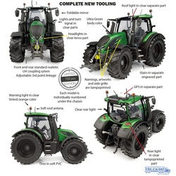 Universal Hobbies Valtra N175 Traktor grün 7236