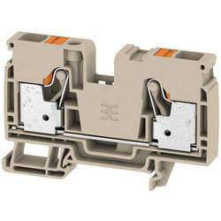 Weidmüller 2490360000 Durchgangsklemme 10 mm Zugfeder Beige 25 St. Piece