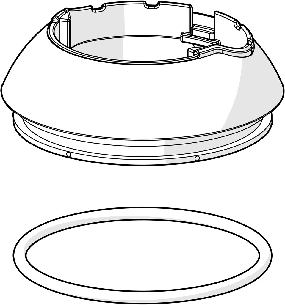Hansa Abdeckhaube komplett chrom, 59913364 59913364