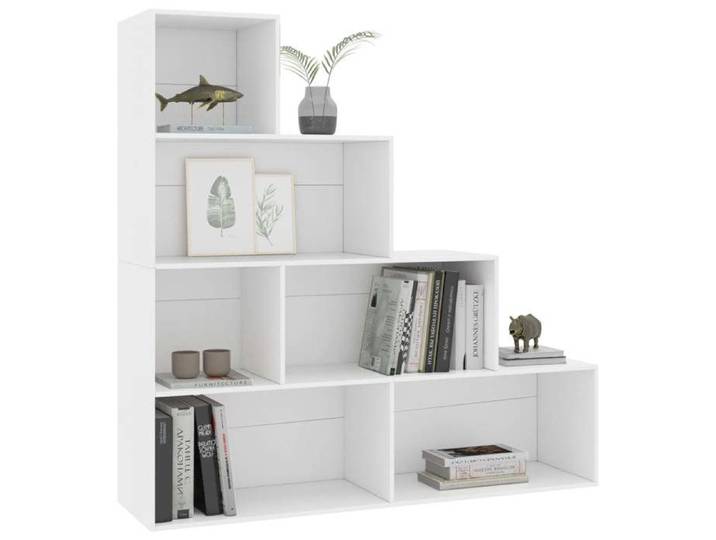 Bibliothèque Cloison VIDAXL Meuble de rangement Blanc 155x24x160 cm Bois d'ingénierie B118