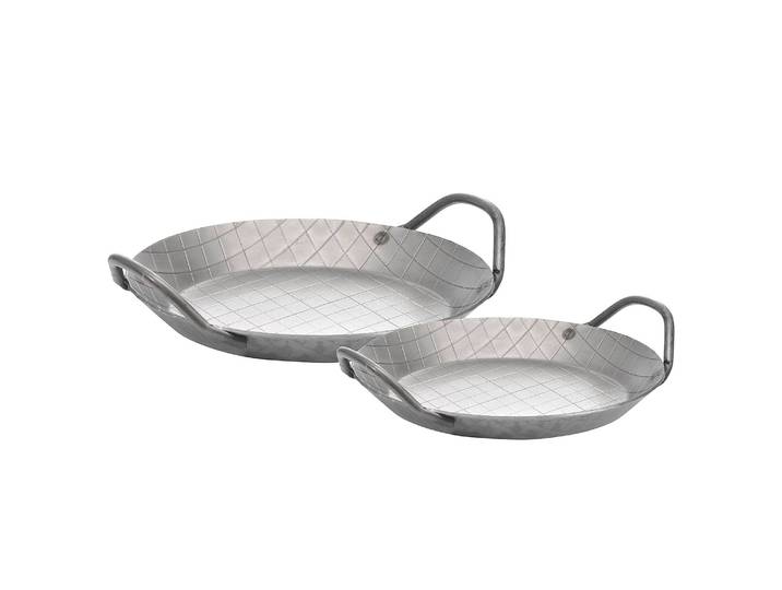 Poêle à servir Fer 2 pcs 35 x 11 x 33cm