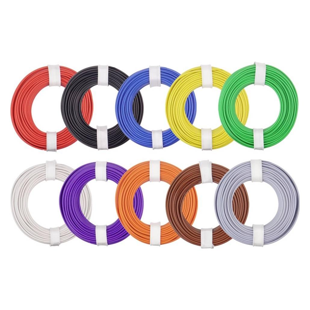 Donau KUPFER-LITZEN Set (0,75 mm?) 10 x 10 m (10 m) (175-MIX)