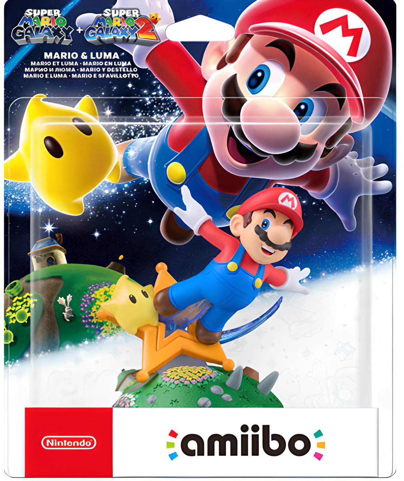 Nintendo Amiibo Figure Mario & Luma Super Mario Collection