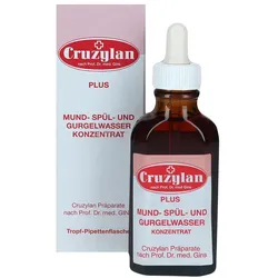 CRUZYLAN Plus Mund-/Spül- u.Gurgelwasserkonz.m.Pip 50 ml
