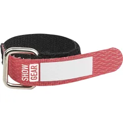 Showgear Hook and Loop Fastener 120 x 10 mm - Rot - 10er Set