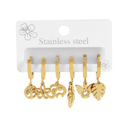 Kettenanhänger ADELIA´S "Anhänger aus Edelstahl", gold, Schmuckanhänger, Damen, Edelstahl, Kettenanhänger, Ein Geschenk, das Freude macht
