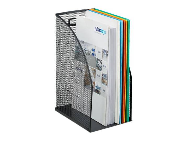 Relaxdays Tijdschriftenhouder metaal