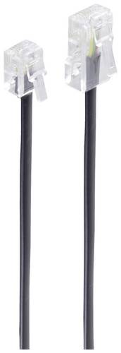 Shiverpeaks ISDN Anschlusskabel [1x RJ11-Stecker 6p4c - 1x RJ45-Stecker 8p4c] 6 m Schwarz