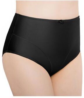 Plus Size Women's Control Top Shaping Panties by Exquisite Form in Black (Size 2XL)