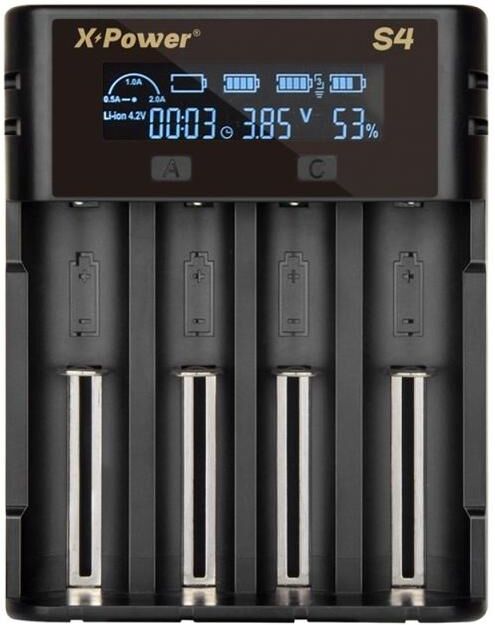 XPW - X Power S4 X Power Caricabatterie - 4 Slot