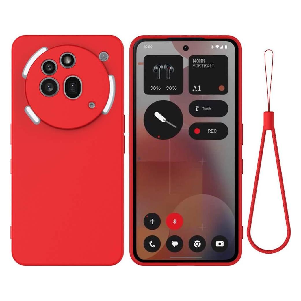 Cover-Discount Nothing Phone (3a) Pro - Silikon Gummi Hülle mit Riemen (Nothing Phone (3a) Pro) (58522660)