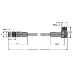 Turck PUR-Kabelmantel RSC-WKC5701-1M