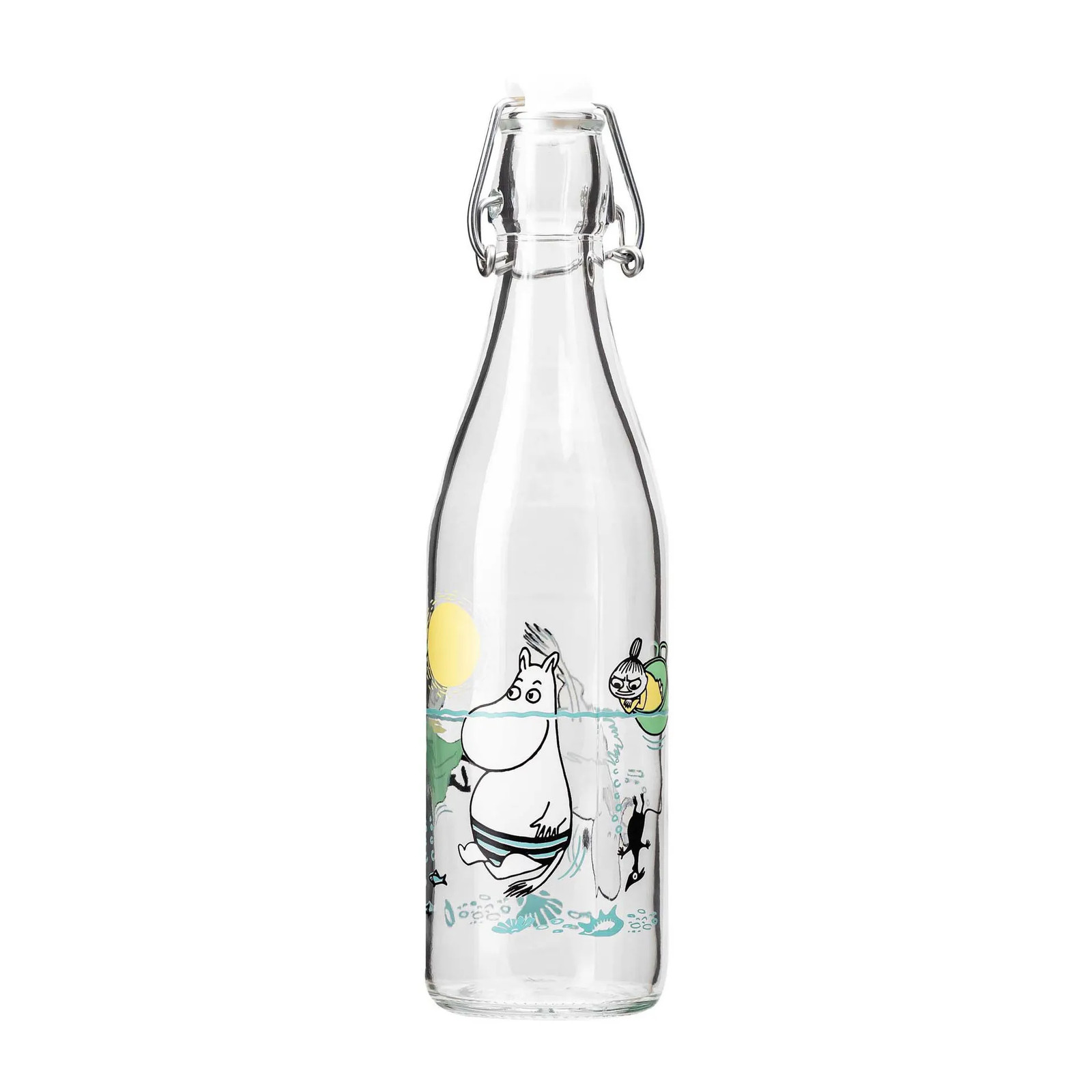 Muurla Mumin glazen fles Fun in the water 0,5 l