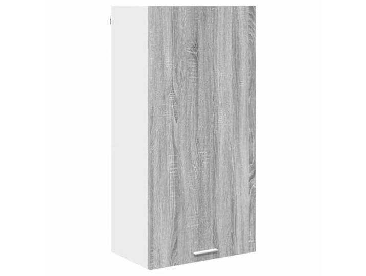 HKTMGDNG Hängeschrank Küchenschrank Grau Sonoma Weiß 50x31x100 cm Platzsparender Wand-Küchenschrank aus Holzwerkstoff für Küche und Wohnbereich mit 1 Tür und flexiblem Stauraum.