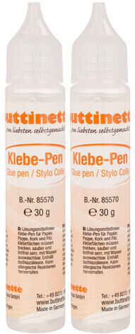 buttinette Klebe-Pen, 2x 30g