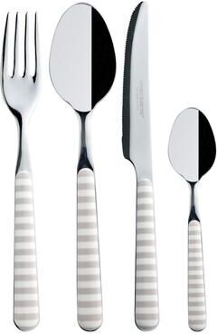 Marine Business Bone 24 Piece Flatware Set (Service of 6)