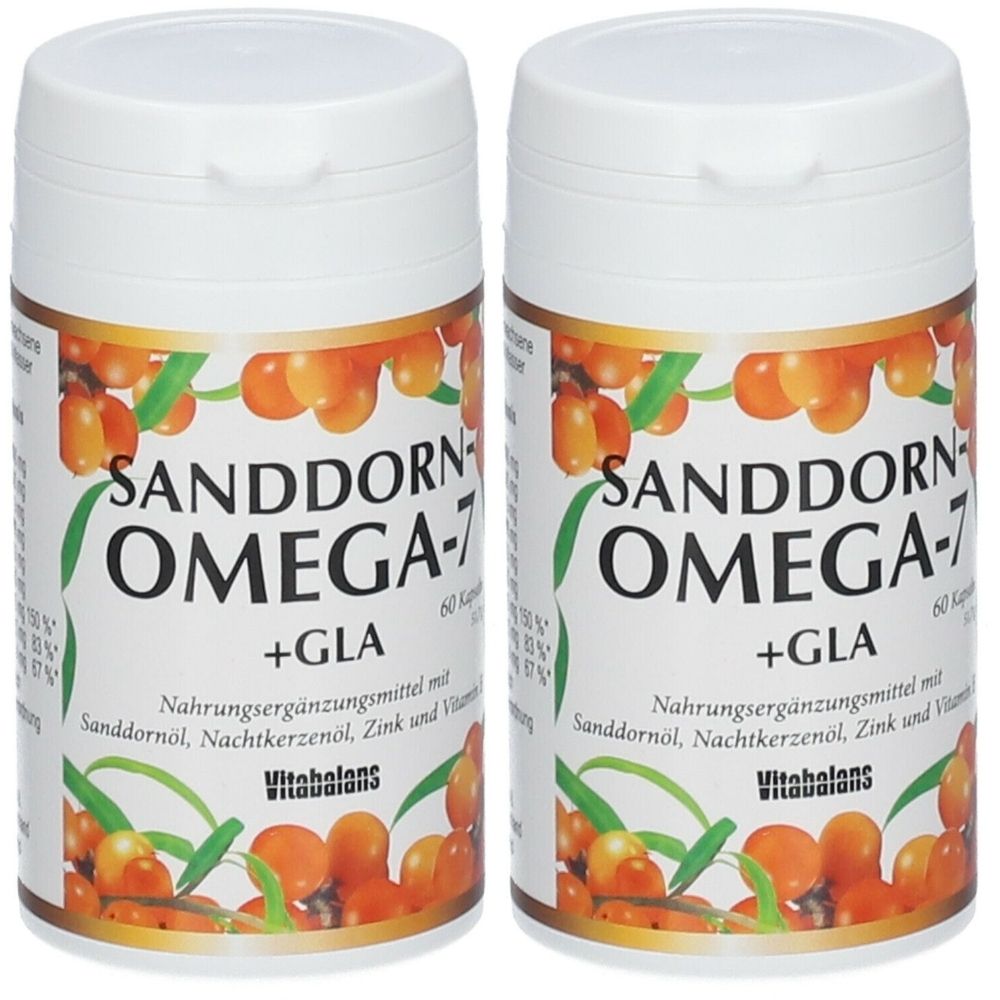 Sanddorn Omega 7 x2 2x60 St Kapseln