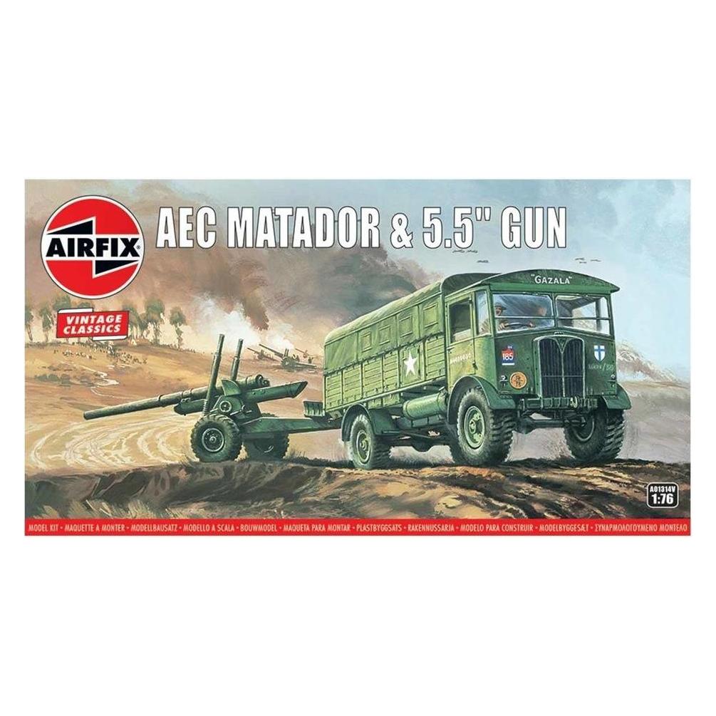 Hornby AEC Matador & 5.5inch Gun (AIR A01314V)