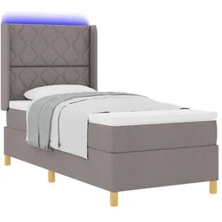 vidaXL, Boxspringbett, Taschenfederkernmatratze (90 x 200 cm)