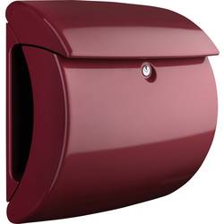 Burg Wächter PIANO 886 Merlot Schloss / Zutrittskontrolle Briefkasten Kunststoff Rot