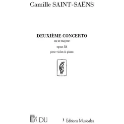 Concerto ut majeur no.2 op.58 pour violon et piano, Fachbücher von Camille Saint-Saens