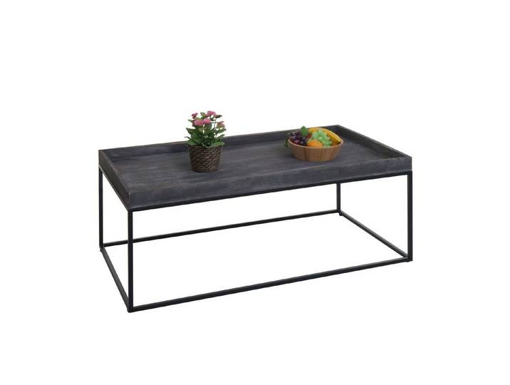MCW Couchtisch MCW-K71-C, Ablagefläche mit Kante