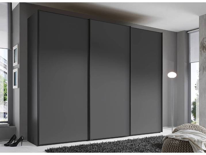 Schwebetürenschrank Sinfonie Plus Typ A 280 x 240cm Grau/Graphit Premium Grau