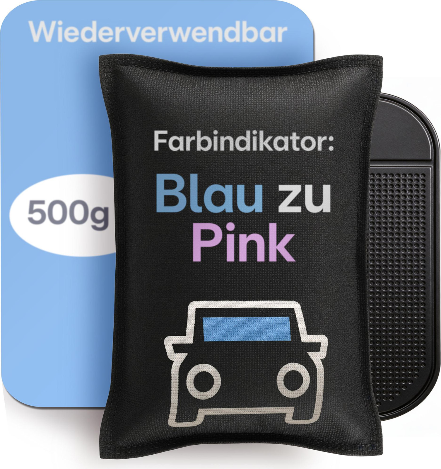 Niboline Automatische luchtontvochtiger voor auto's, 500 gram