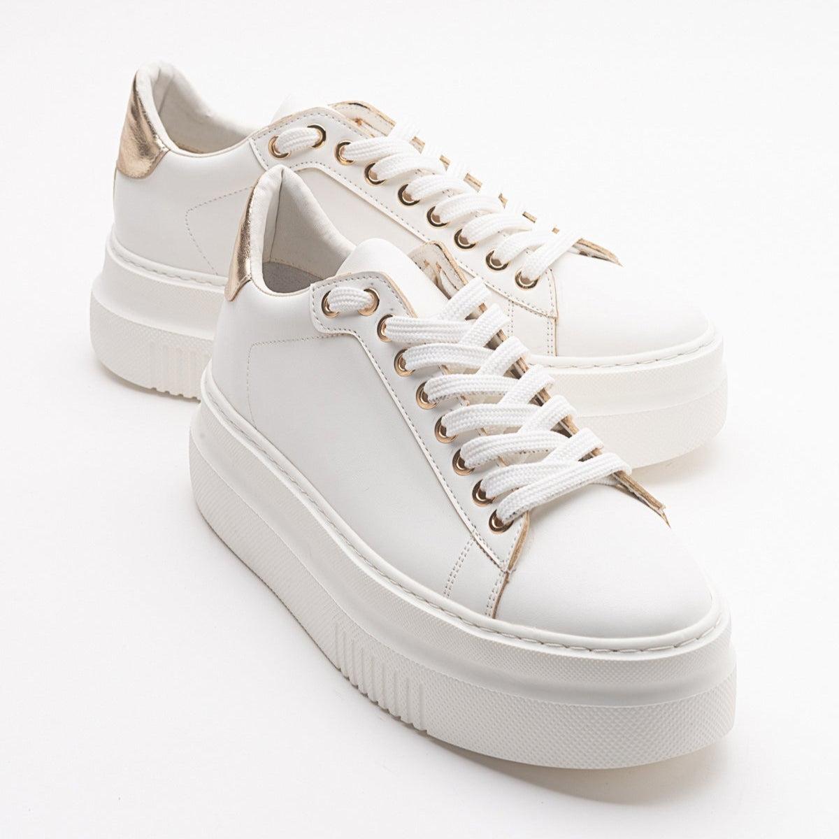 Violette Platform Turnschuhe