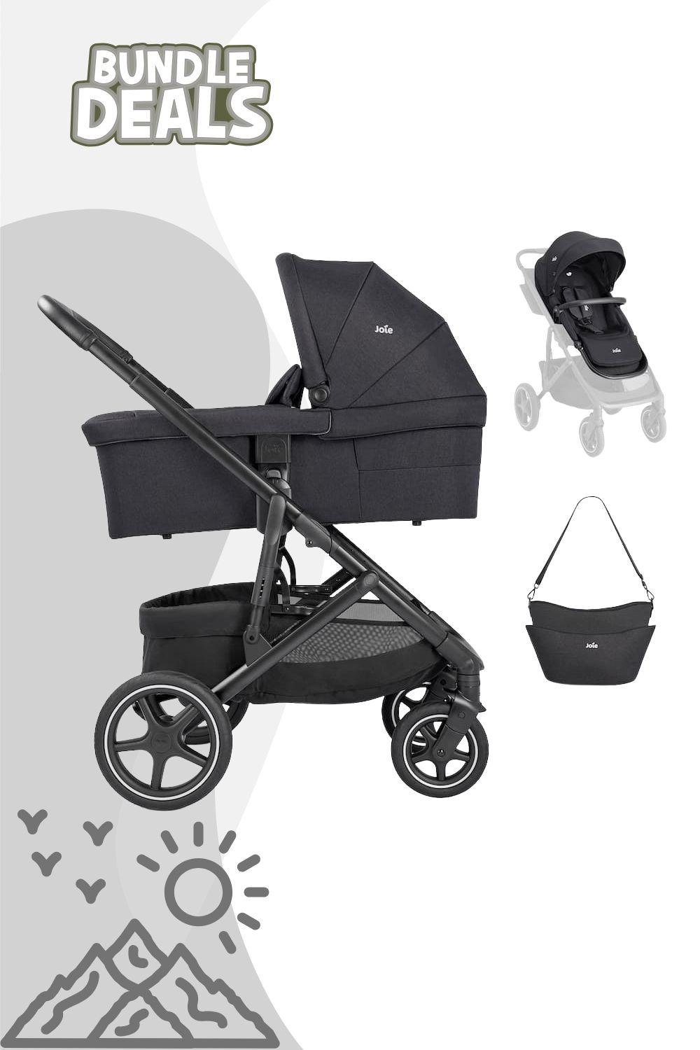 Joie Elara 2in1 Kombikinderwagen, Farbe:Raven