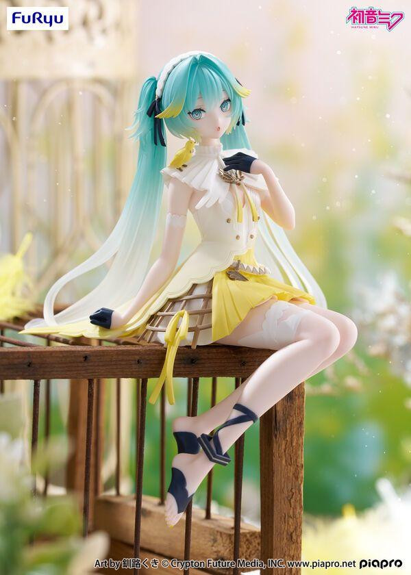 FuRyu Piapro Hatsune Miku Noodle Stopper Figuur Kanarie 14 cm