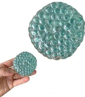 JoyToys Super Soft Mochi Fidget Toy Stress Relief Squishy Squeeze Ball For Anxiety Relaxation blue