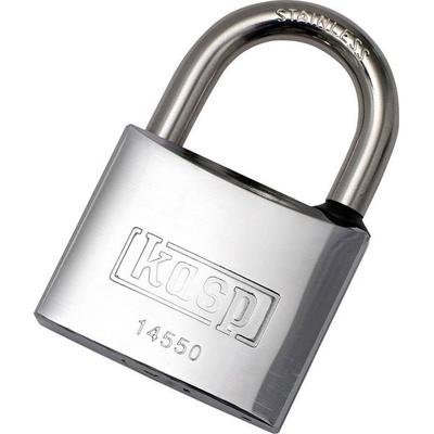 Kasp K14550A1 Vorhängeschloss 50mm gleichschließend Edelstahl Schlüsselschloss