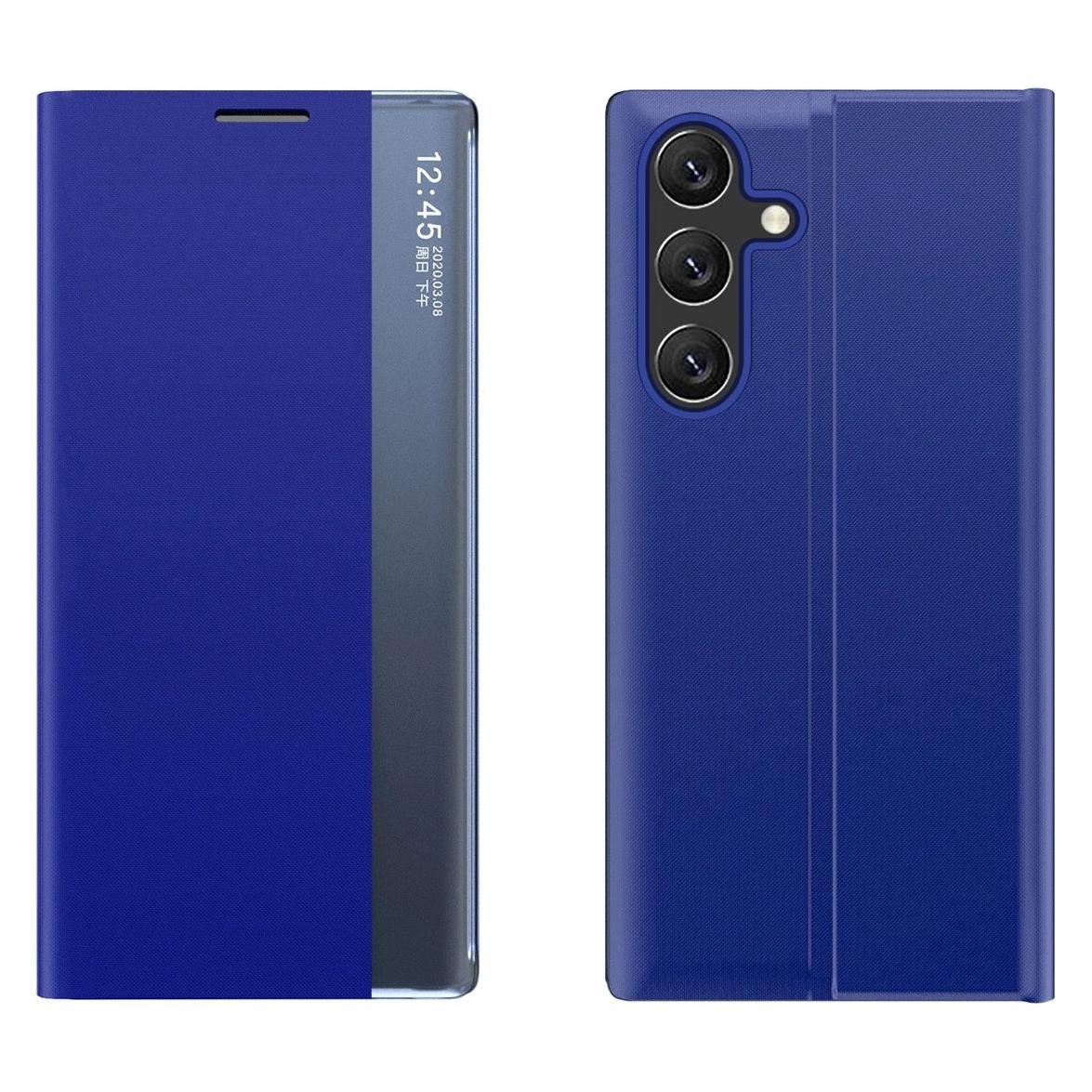 Hurtel Back panel cover New Sleep Case Flip Cover with Stand Function for Samsung Galaxy A26 - Blue (Samsung Galaxy A26) (NEW SLEEP CASE SAMSUNG GALAXY A26 BLUE)