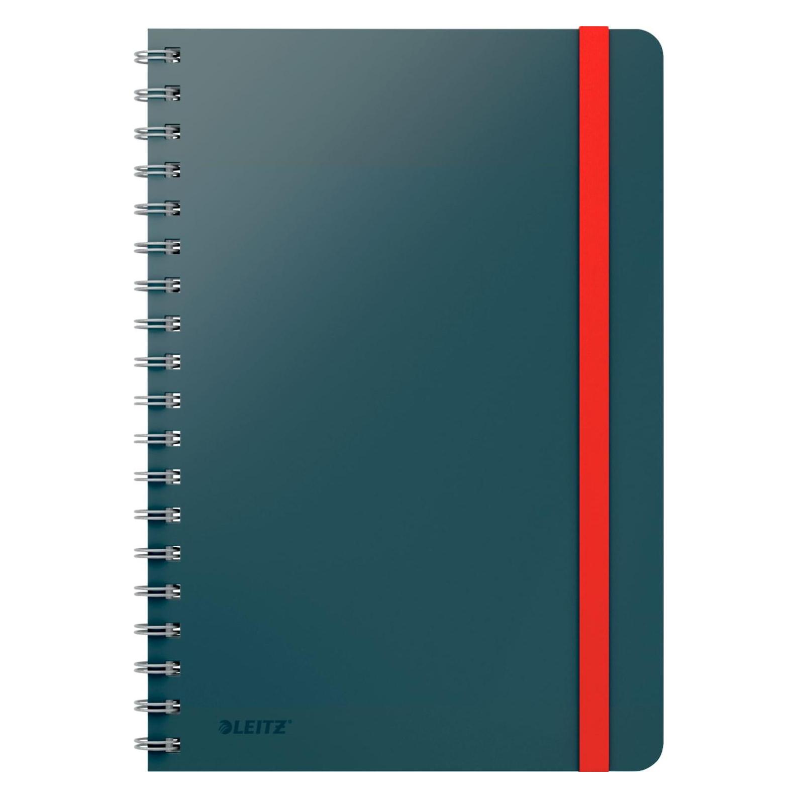 Leitz Collegeblock Cosy B5, Kariert, Grau (B5, Kariert, Harter Einband) (4484-00-89)