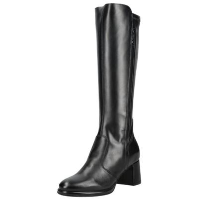 Stiefel NERO GIARDINI "Nero Giardini Stiefel Lederimitat", Damen, Gr. 39, schwarz, Lederimitat, Schuhe Stiefel