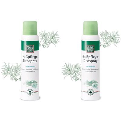 Allgäuer Latschenk. Fußpflege Deospray 2x 2x100 ml Spray