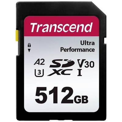 Transcend TS64GSDC340S SDXC-Karte 512 GB A1 Application Performance Class, A2 Application Performance Class, v30 Video Speed Class, UHS-Class 3 stoß