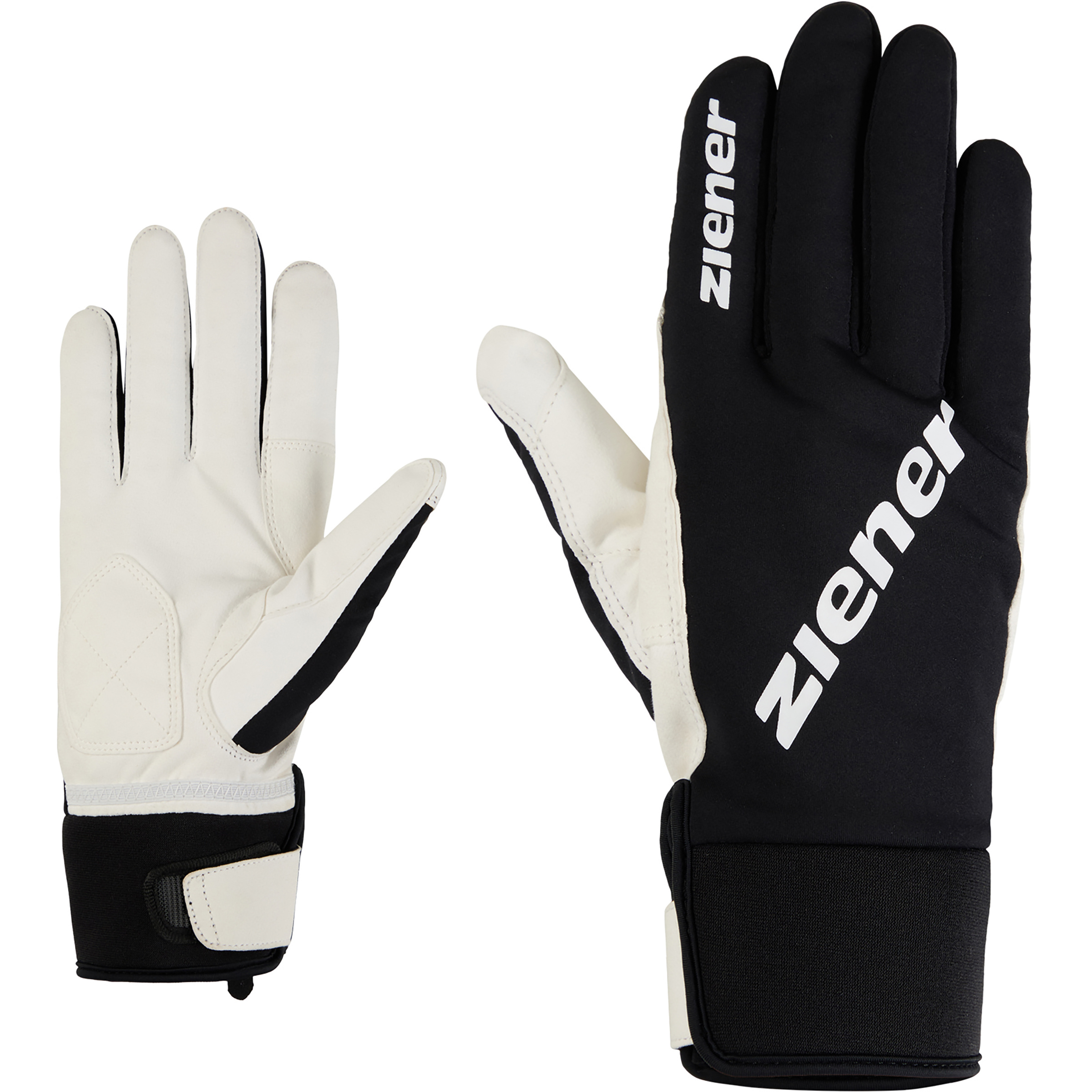 Ziener Uvita-Z Langlaufhandschuhe schwarz Größe 10 Langlauf Skating | Langlauf Klassik Wasserabweisend Wasserabweisend