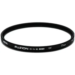 Hoya Fusion ONE Next UV Filter (77 mm, UV-Filter), Objektivfilter, Schwarz