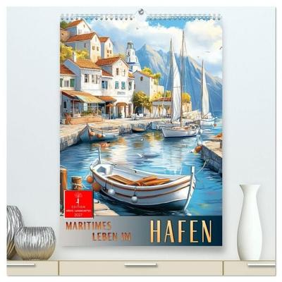 Maritimes Leben im Hafen (hochwertiger Premium Wandkalender 2027 DIN A2 hoch), Kunstdruck in Hochglanz