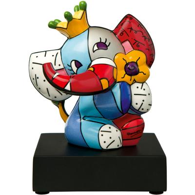 Sammelfigur GOEBEL "Spring Elephant", bunt, B:6cm H:13,5cm T:10cm, Holzwerkstoff, Porzellan, Dekofiguren