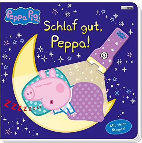 Panini - Peppa Pig: Schlaf gut, Peppa!: Pappbilderbuch mit Klappen und Taschenlampe - Preis vom 13.10.2026 11:25:28 h
